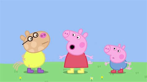 豬戴眼鏡|Peppa Pig 粉红猪小妹 第2季25【視力檢查 The Eye Test】中文。